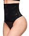 SIMIYA Thong Shapewear Tummy Control for Women High Waist Stay-Put Body Shaper Underwear Girdle Compression Shapewear Thong
