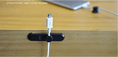 Magnetic Cable Holder Organizer Clip 3 Clips 2 Bases