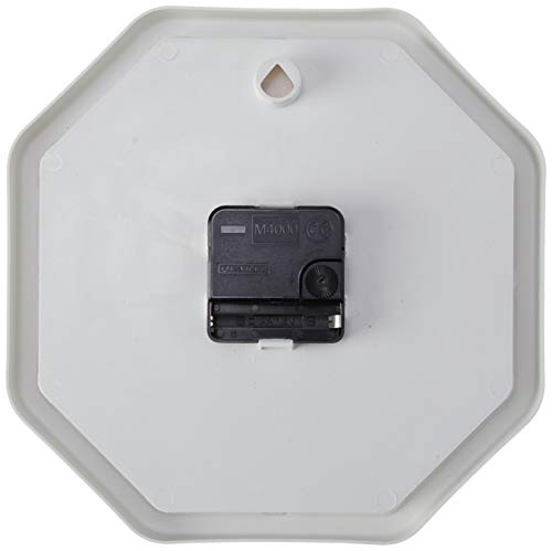 Relógio de Parede Oitavado 22 cm, Bell's, Branca