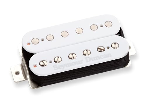 Pastilla de guitarra Seymour Duncan SH-4 JB Humbucker. Blanco.