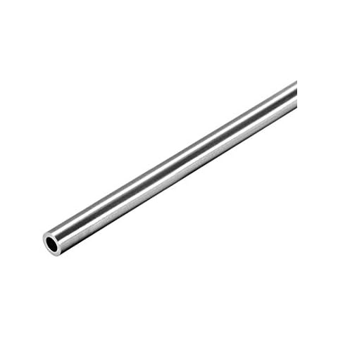 sourcing map Tubo de Acero Inoxidable 304 Redondo 5mm OD Cover