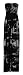 Ditzy Fashion Women's Plain Sheering Boob Tube Maxi Dress (XXL 16-18, Tie Dye Black)