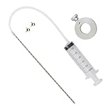 KiBcsLic Outil de Niveau D'huile de Fourche de, Réglage Du Niveau de Suspension, Seringue D'entretien 60 Ml