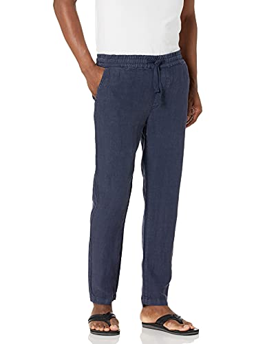 Joe's Jeans mens Elastic Waist Linen Night Sky Casual Pants, Night Sky, 32 Regular US