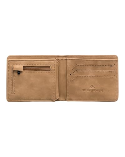 Quiksilver Sea Barker Men's Triple Leaf Wallet, Bone / brown, M3