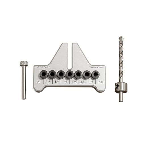 Image of JessEm 08351 1 /4 Inch Dowelling Jig Kit Precision Woodworking Joinery Tool with Main Body