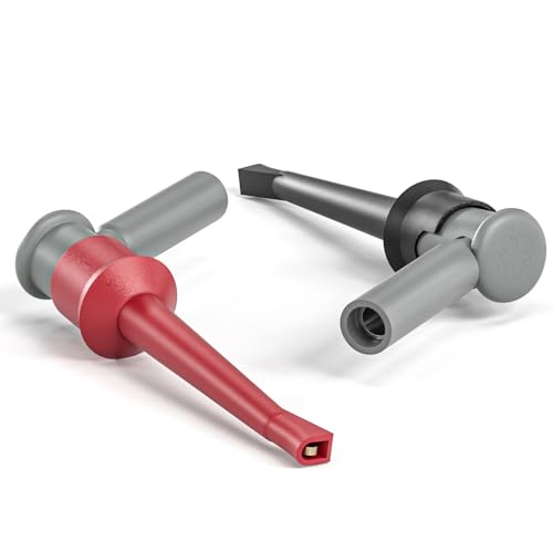 Image of Goupchn 2PCS SMD IC Test Hook Clips Grabber with 4mm Female Jack for 4mm Male Plug Electrical Testing