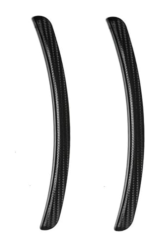 Guardabarros de coche efecto fibra carbono que protegen los arcos de rueda con un estilo tuning