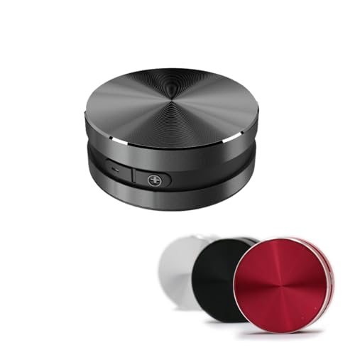 Image of Bewinner Bone Conduction Speakers Ultra Mini, Turn Anythin into Speaker, Stereo Bass Portable Small Cordless Speaker with Suction Cup for Home Outdoor Travel (Black)