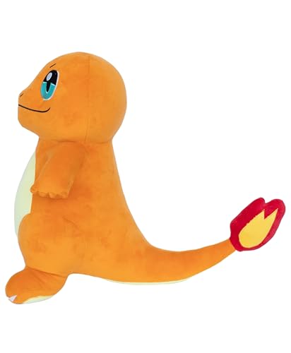Image of Mirada Pokemon Charmander Soft Plush Toy - 23cm | Official Licensed Cute Stuffed Animal | Super Soft & Comfortable Plush Character for Kids, Boys & Girls | Ideal Gift for Birthday & Festivals
