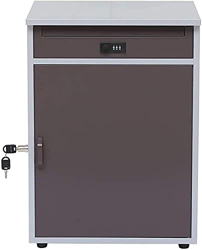 Buzón de Pared Correo,Buzón de pared Buzón, Buzón Buzón antirrobo montado en la pared con cerradura Caja para paquetes Buzón para exteriores Buzón grande Gabinete de almacenamiento de oficina Buzón pa