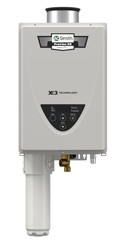 A. O. Smith Tankless Water Heater - Natural Gas or Propane - 10.0 GPM On-Demand Hot Water - 199,000 BTU - X3 Scale Prevention - ATI-510CX3