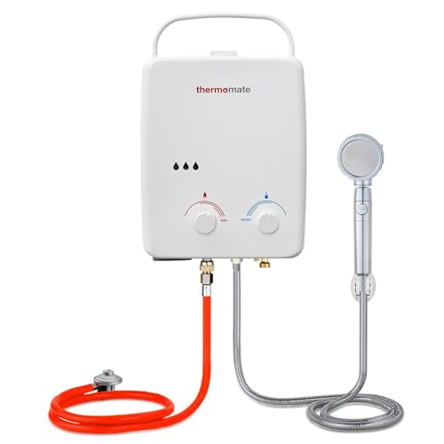 ThermoMate AZ132 5L Portable Gas Water Heater,...