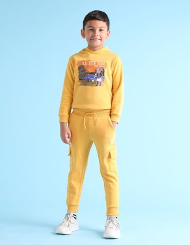 Image of Regular fit Boys Cotton Track Pants