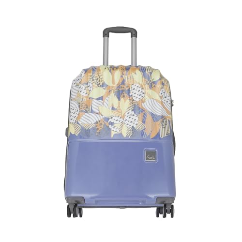 Image of Sprout 79cm Trolley Bag,Hard Side 8 Wheel Check-in Luggage- Lilac, Printed, Travel Bag for Women