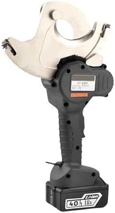 EC-50M Electric Cable Cutter - Brushless Ratchet Tool for Cu/Al Wire, Steel Stranded Core & Aluminum - High Performance Lithium Battery Operated Cutting Device