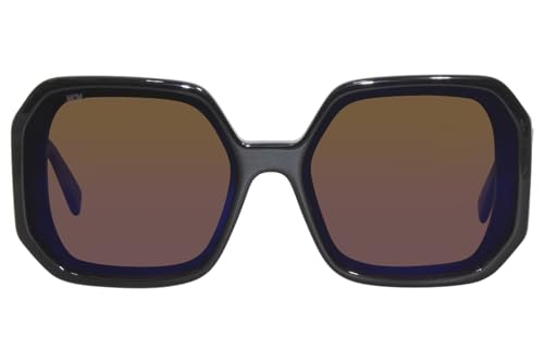 MCM Brown Geometric Ladies Sunglasses MCM709S 002 60, Black With Anniversary Print2