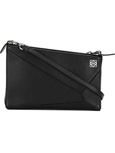 LOEWE MUJER 32289M871100 NEGRO CUERO BOLSO DE HOMBRO