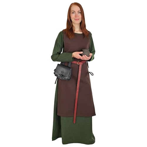 Vehi Mercatus Klassisches Wikinger Überkleid braun Lykke S