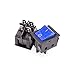 Kcd4 Interruptor de balancín ON-OFF 2 Posición 4 Pines 6 Pines Equipo Eléctrico con Tapa de botón de potencia ligera 1 6A 250VAC 20A 125V (Color : Blue 4 Pins)