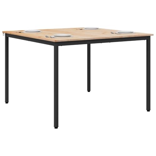 vidaXL Table de Salle à Manger/Table de Repas Naturel, Salle à Manger, Table en pin Moderne, mobilier Contemporain, Design Minimaliste pour déco stylée