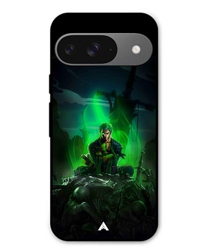 Image of Premium Anime 1 Case for Pixel 9 (Glossy Finish) Soft-Touch Metal TPU Back Cover, Shockproof, Designer, Aesthetic Mobile Phone Case