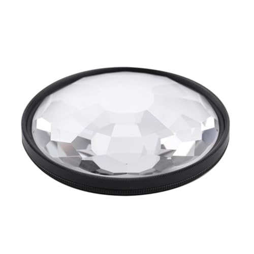 Prismas de caleidoscopio 77mm Uonlytech de vidrio transparente para efectos de refracción