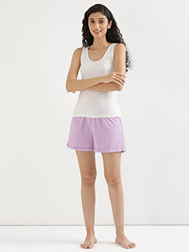 Image of SAADAA Women's Shorts Pants Cotton Linen Fabric 2 Deep Pockets