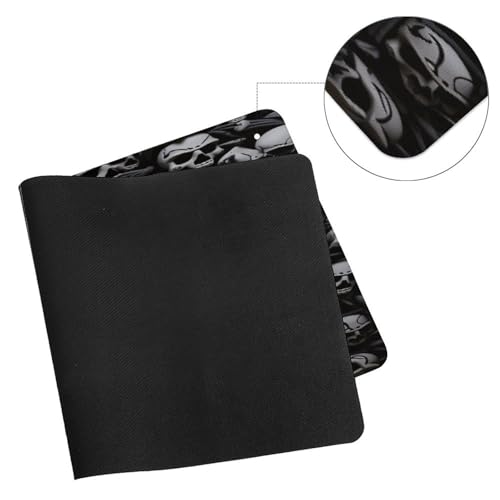 Black and White Skulls Desk Pad con Base de Goma Grande 60x30 cm miniatura 7