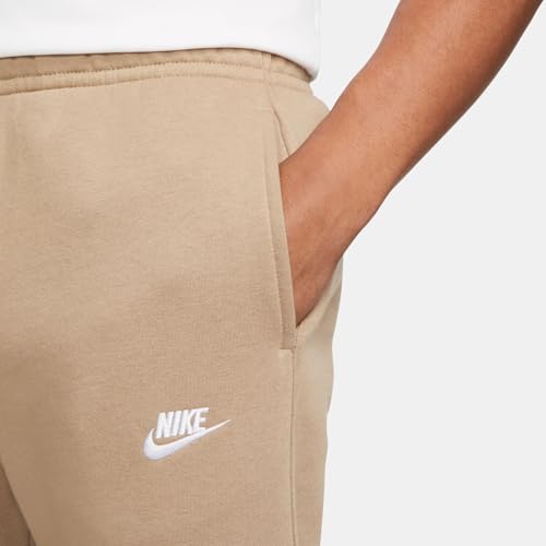 Nike Sportswear Club Fleece Men's Pants (BV2707-247, Khaki/Khaki/White)4