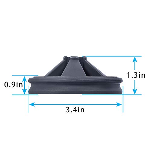 Kuyang 2 Pack Garbage Disposal Splash Guard Kitchen Quiet Collar Sink Baffle, Black Pure Rubber, Food Waste Disposer Accessories, 3.35 Inch In Diameter - Thumbnail 5