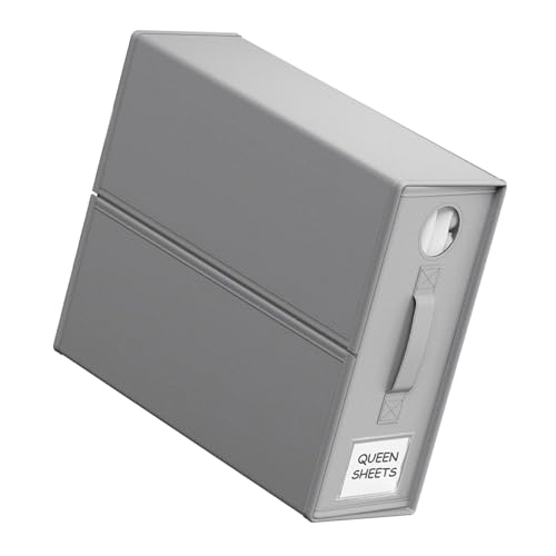 Generisch - Almacenamiento, Organizador para armario de lavandería, contenedor de almacenamiento plegable de lino con ventana - Carpeta de ropa de cama que ahorra espacio, solución debajo de la cama