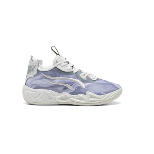 PUMA Kids Boys Mb.04 Lo Team Basketball Sneakers Shoes - Grey