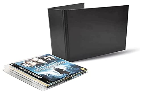 3L Blu-Ray Aufbewahrung - Kombipack mit 50 BluRay Hüllen & 2 Ringordner -...