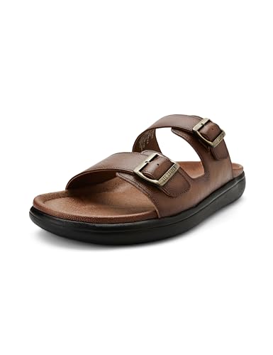 Image of Lee Cooper LC9758C Genuine Leather Sandals For Men | Ligntweight & Comfortable |