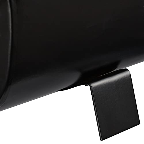 Relaxdays Blumenkasten Dachrinne, 2er Set, Garten & innen, Vintage Design, Eisen, Metallwannen zum Bepflanzen, schwarz