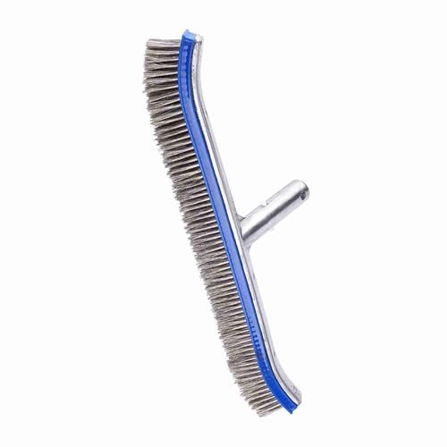 Brosse en acier de piscine pour éliminer les algues du spa