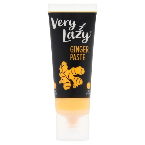 Very Lazy Ginger Paste 75g Tube Premium Ginger Paste in a Tube Ready to Use Root Ginger for Home Cooking Sauce Pasta & Marinades Ginger for Tea