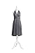 72styles Infinity Dresses Short Knee Length Bridesmaid Dresses Midi Convertible Transformer Multiway Twist Wrap Dresses Gown Charcoal Grey