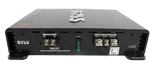 Amazon.co.jp: BOSS Audio Riot R1100M モノカーアンプ+サブバス