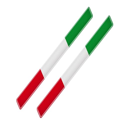Calcomanías de bandera italiana, calcomanía de carrocería de coche, gráficos de carrocería de vehículo, calcomanía de patrimonio italiano, calcomanías decorativas para camiones, gráficos adhesivos de