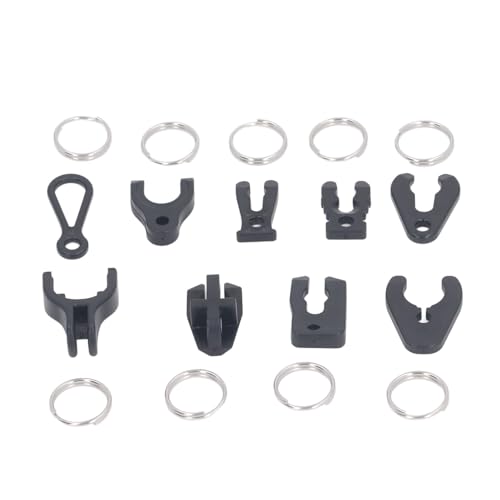 VGEBY 9 Stück Boots-Kill-Stopp-Schalterschlüssel, Kunststoff, Wasserdicht, Universal-Außenbord-Sicherheitsschalterschlüssel für Jet-Ski-Notstopp