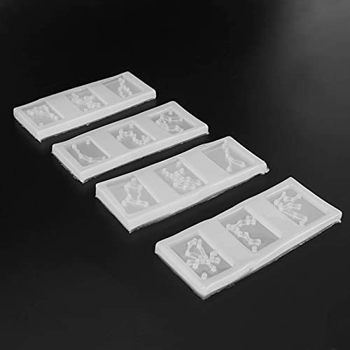 Formas de silicona para colgantes 4 piezas reutilizables miniatura 6