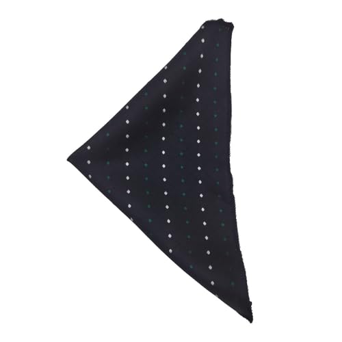 Image of formal cravat set for men with pocket square Men's Cravat Necktie, Self Design Microfiber Dark Multi color Free Size