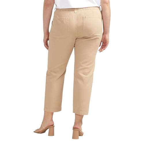 Jag Jeans Women's Plus Size Chino Tailored Cropped Pants3