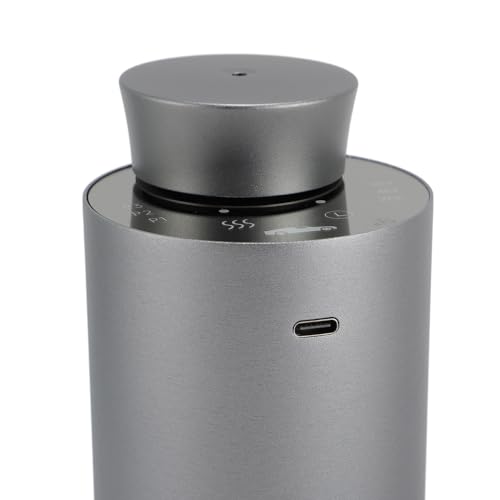 Diffuseur d'huiles essentielles portable gris avec variateur d'intensité intégré - 8