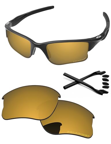 Image of Replacement Lenses & Rubber Kits for Oakley Half Jacket 2.0 XL OO9154 62mm - Precise Fit, UV Block, Impact Resistant