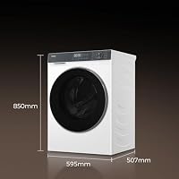Haier Waschtrockner 8/5 kg (Waschen/Trocknen) I G3 Serie I A -20% (Waschen), 1.400 U/Min., leiser Inverter-Motor, Automatik- und Expressprogramm, Aquastop, Hygiene-Technologien I HWD80-BP14637T – Ansicht 9