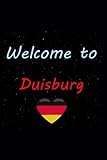  Welcome to Duisburg Germany Deutschland Casino Spielhalle Spielbank Stadt: Notizbuch mit 120 leeren Seiten A5 Format