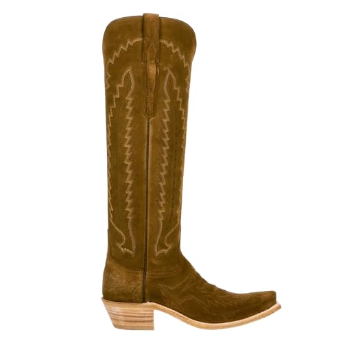 Western Boots Women, Knee High Cowboy Boots for Women Wide Calf Pointed Toe and Low Chunky Heel Cowgirl Boot with Classic Embroidered2